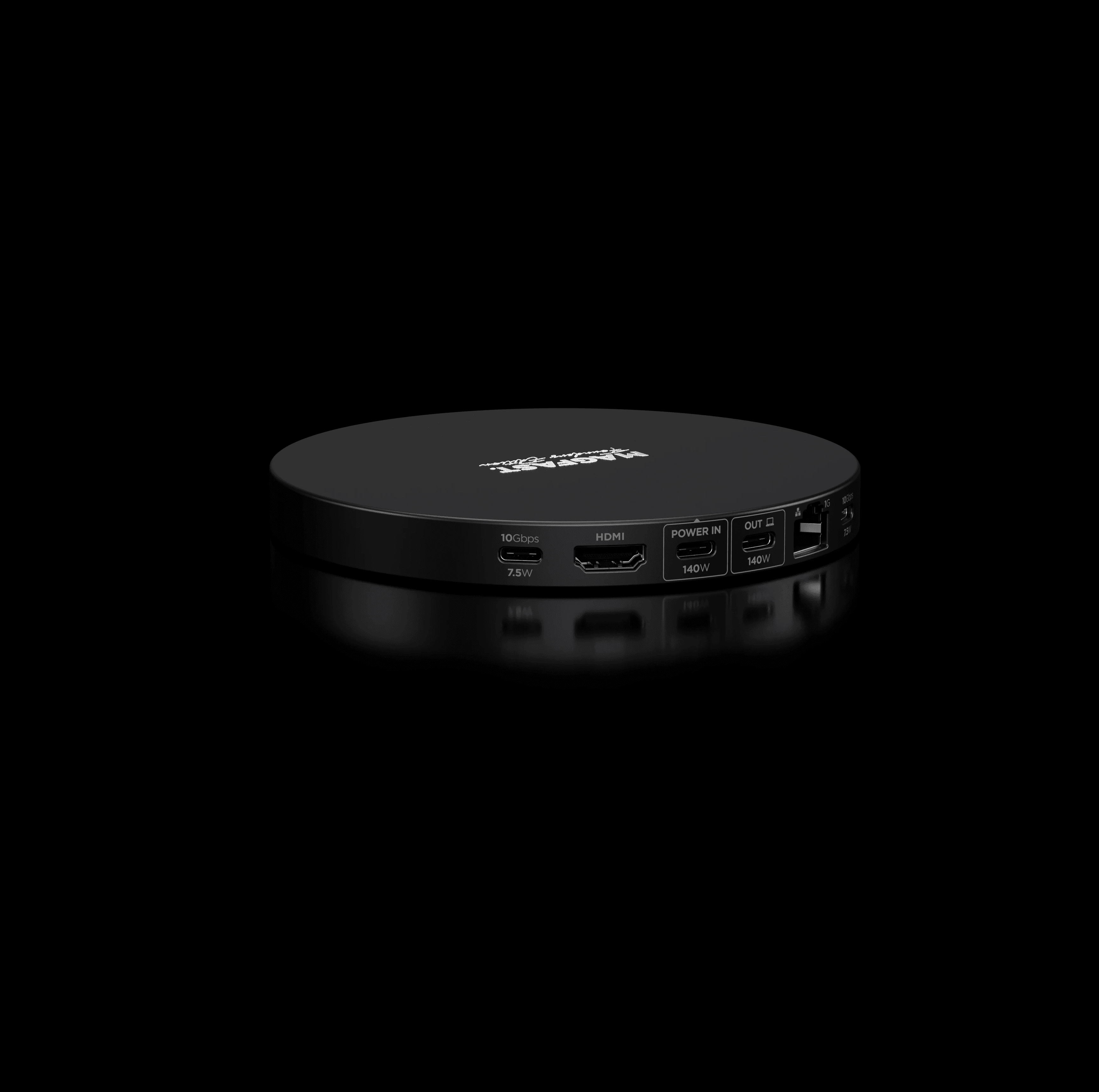The MAGFAST Database Pro hub, which the company says carries six USB-C ports, HDMI and Ethernet.